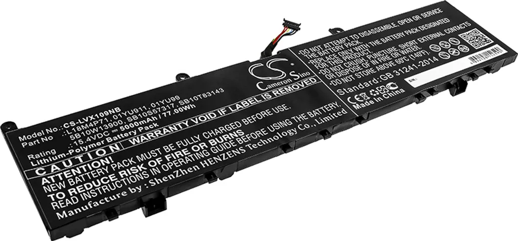 Batteria TECHTEK per ThinkPad P1 2019 | Non restare mai al buio