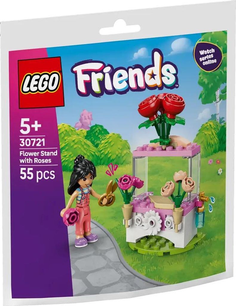 LEGO® Friends Blumenstand mit Rosen Polybag Produktbild 