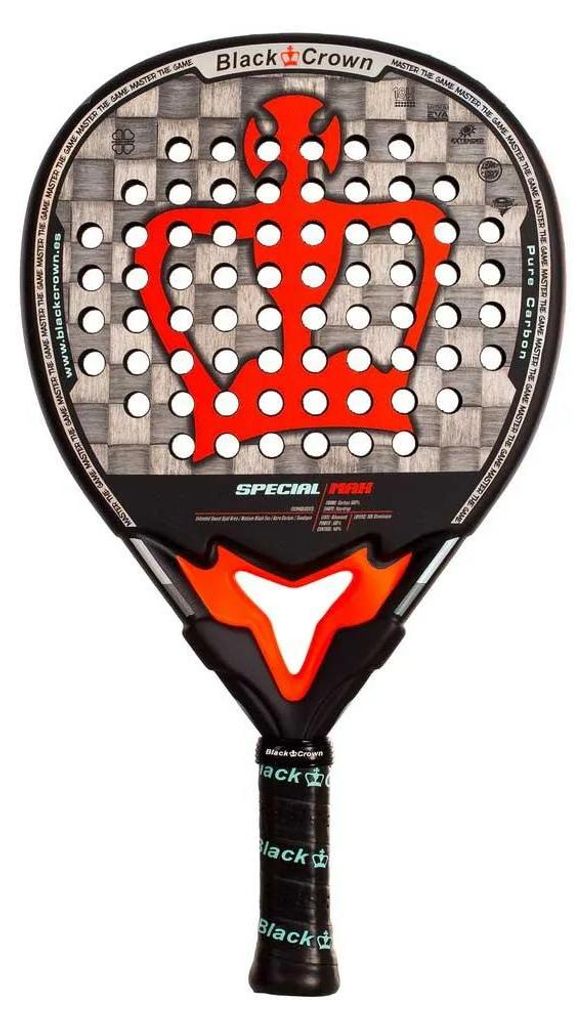 Black Crown Special Max Padelschläger Silber 355-370 gr Produktbild 