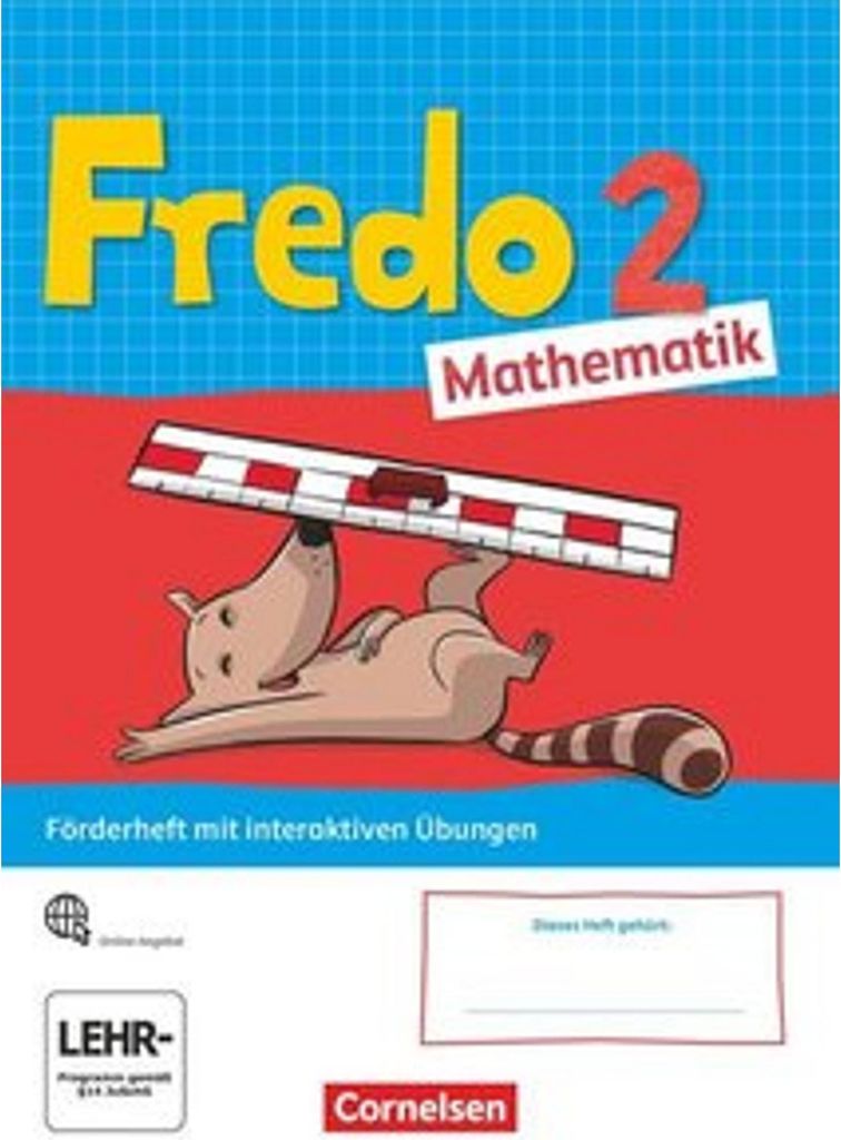 Fredo - Mathematik - Ausgabe A - 2021 - 2. Schuljahr Förderheft mit interaktiven Übungen auf scook.de - Mit Stickerbogen