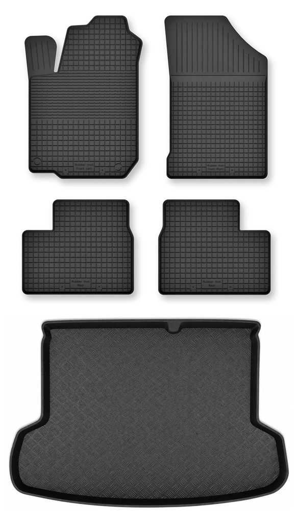 Gummimatten + Kofferraumwanne für Hyundai Accent MC Produktbild 