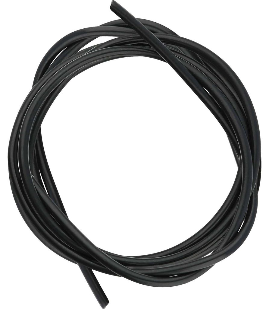 Zungenpiercing, Intim-Piercing PTFE Stabmaterial Schwarz Stabstärke: 1,6mm