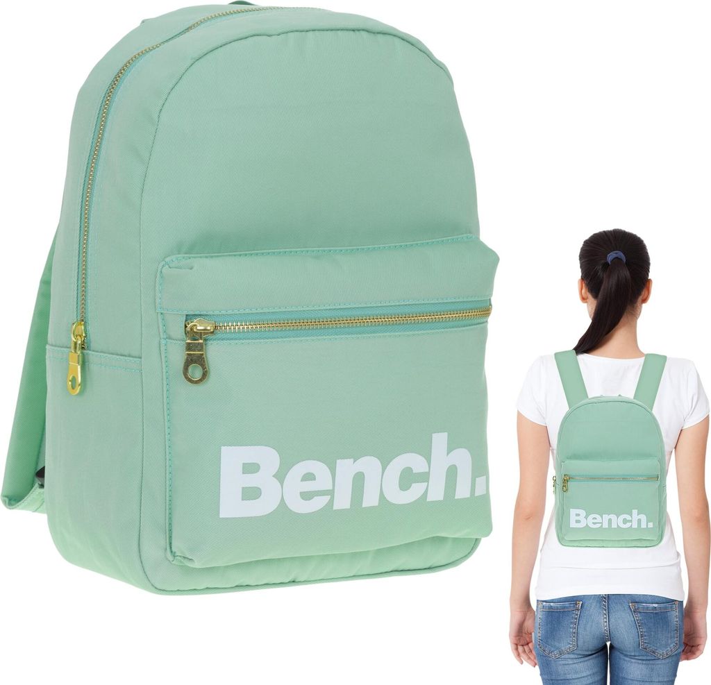 Rucksack Damen Freizeitrucksack Damenrucksack Bench Daypack small klein Handtaschenrucksack Mädchen backpack 64158 5800 Pastell Grün Mint + Schl...