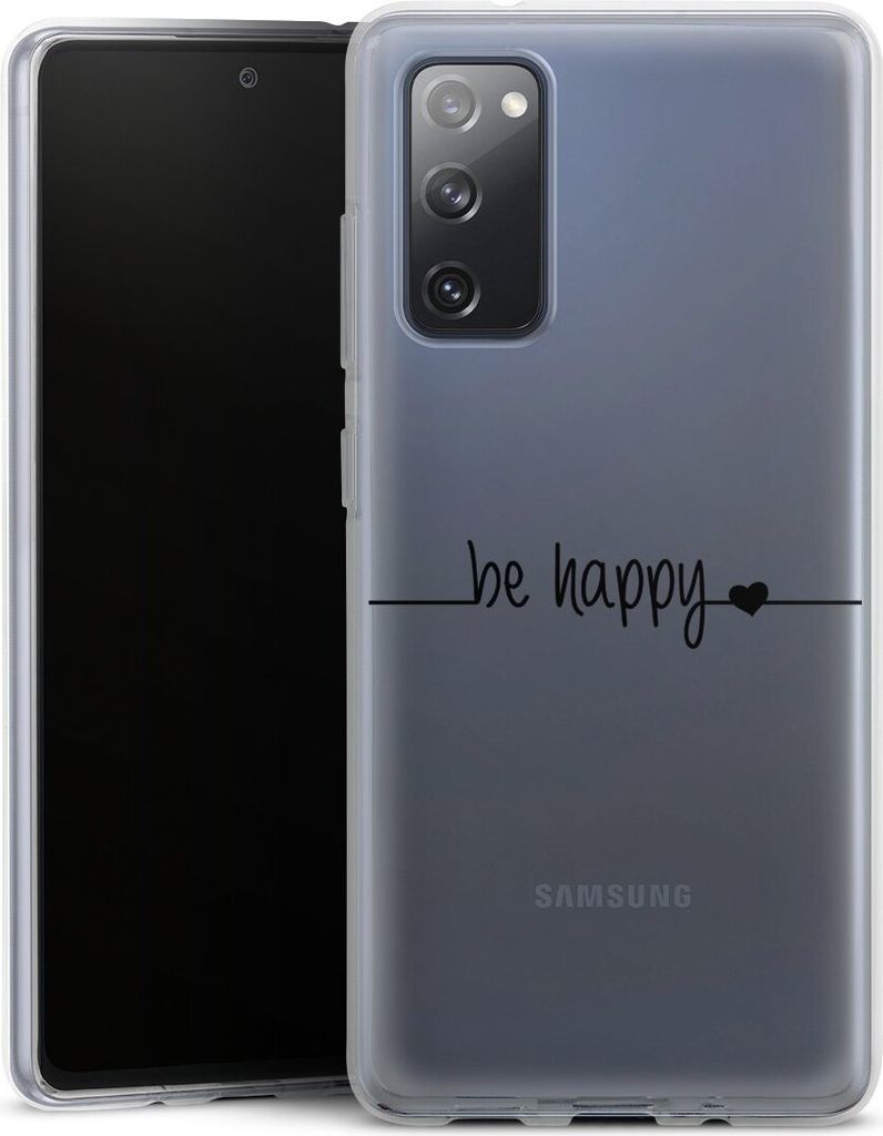 DeinDesign Handyhülle für Samsung Galaxy S20 FE 5G Silikon Hülle Case Smartphone Schutzhülle Glück Statement Motiv ohne Hintergrund