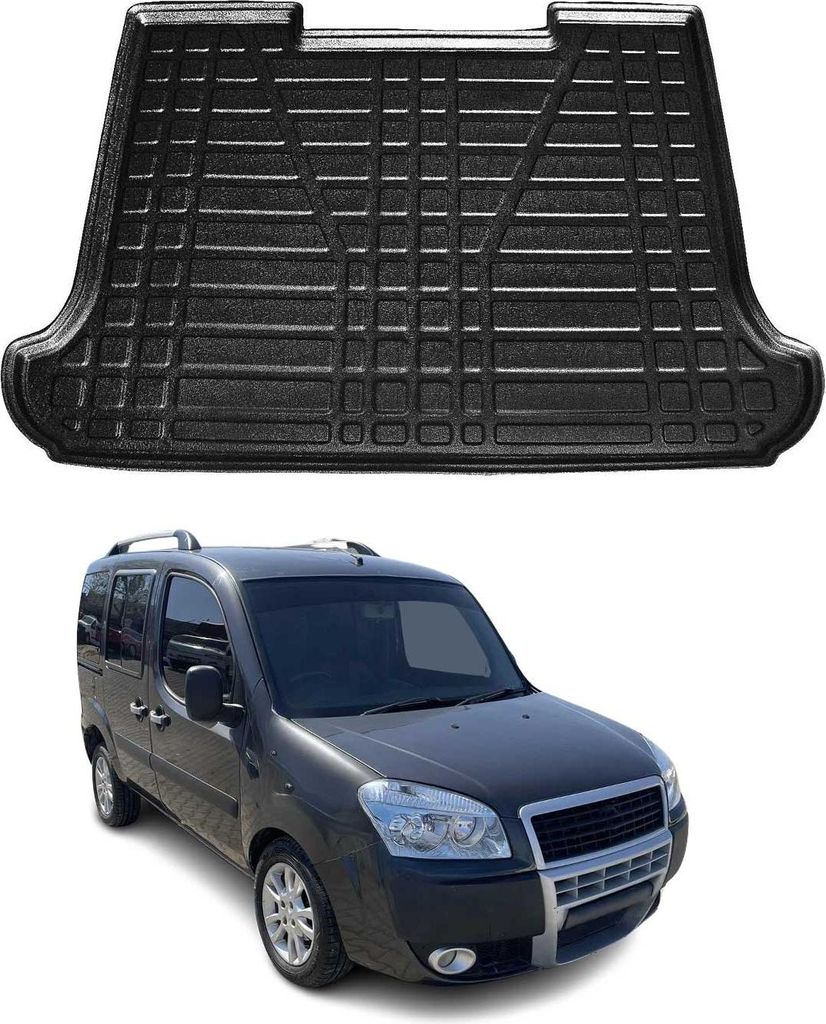 Kofferraumwanne Laderaumwanne für Fiat Doblo 2000-2010 Kurzer Radstand Gummi TPE