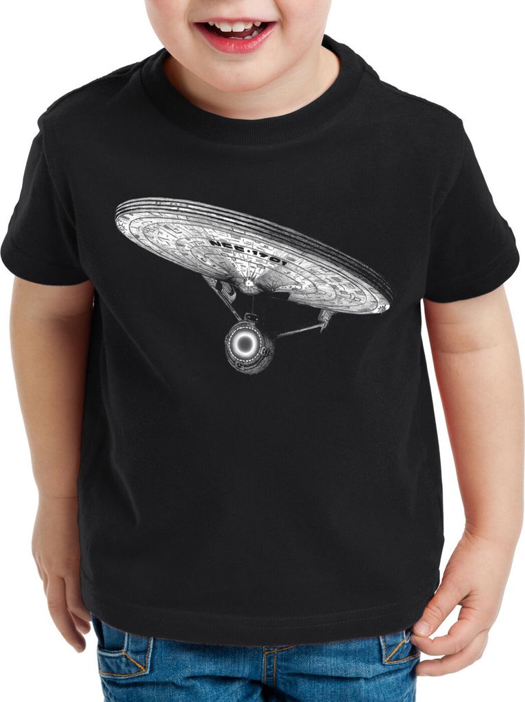 style3 NCC-1701 Anflug Kinder T-Shirt trek