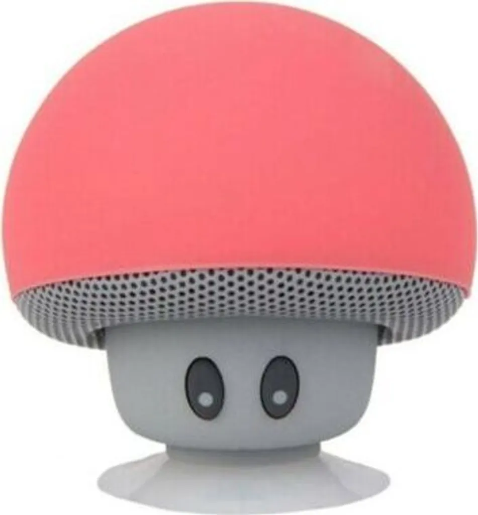 Mini Cassa Bluetooth Fungo Blu: Altoparlante Portatile con Ventosa - 4