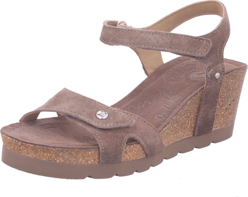 Panama Jack Julia Sandalen Hak - Taupe - Maat 39