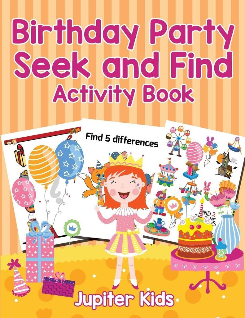 Birthday Party Snd Find Activity Book