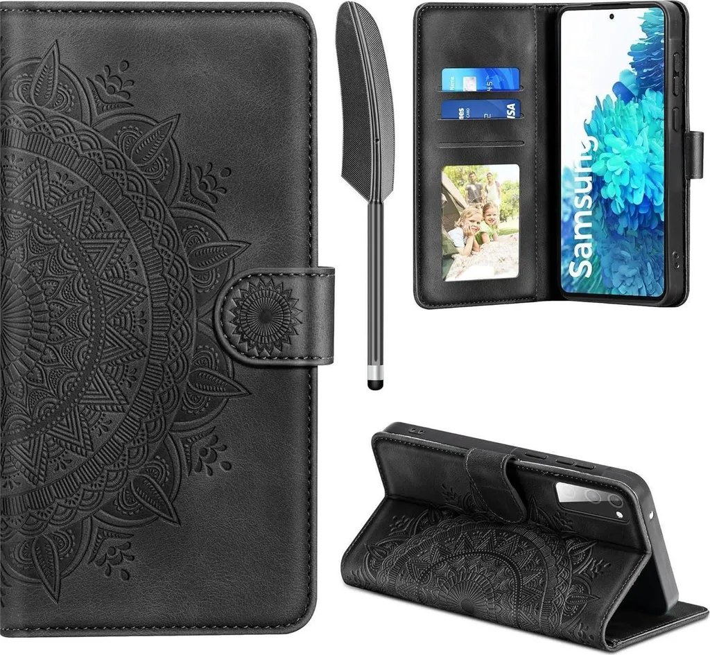 Custodia EASDNB Samsung Galaxy S20 FE: Pelle Flip Wallet e Protezione 360