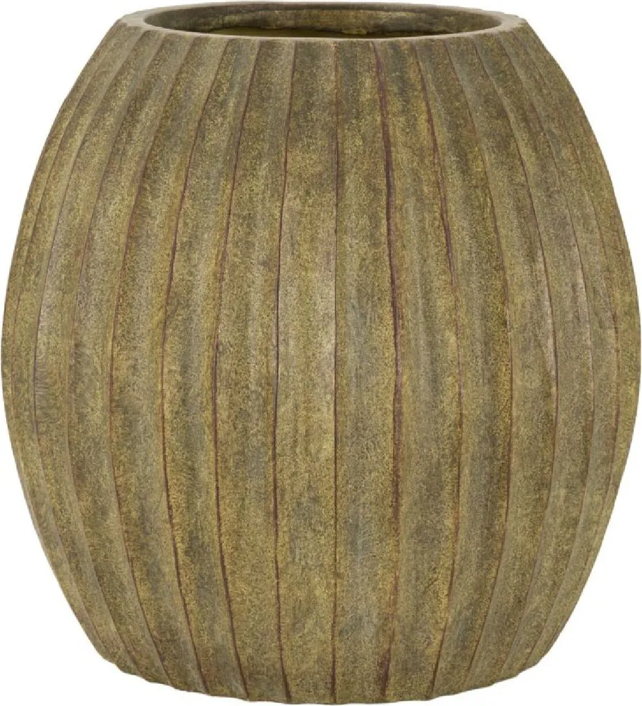 Vase Brise Mauro Ferretti vert 32 cm : l'atout stable pour vos fleurs