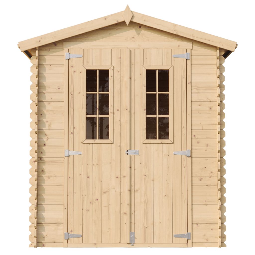 Drewniana szopa ogrodowa - W196xL186xH218 cm/ 2,82 m2 - Zdjęcie produktu 