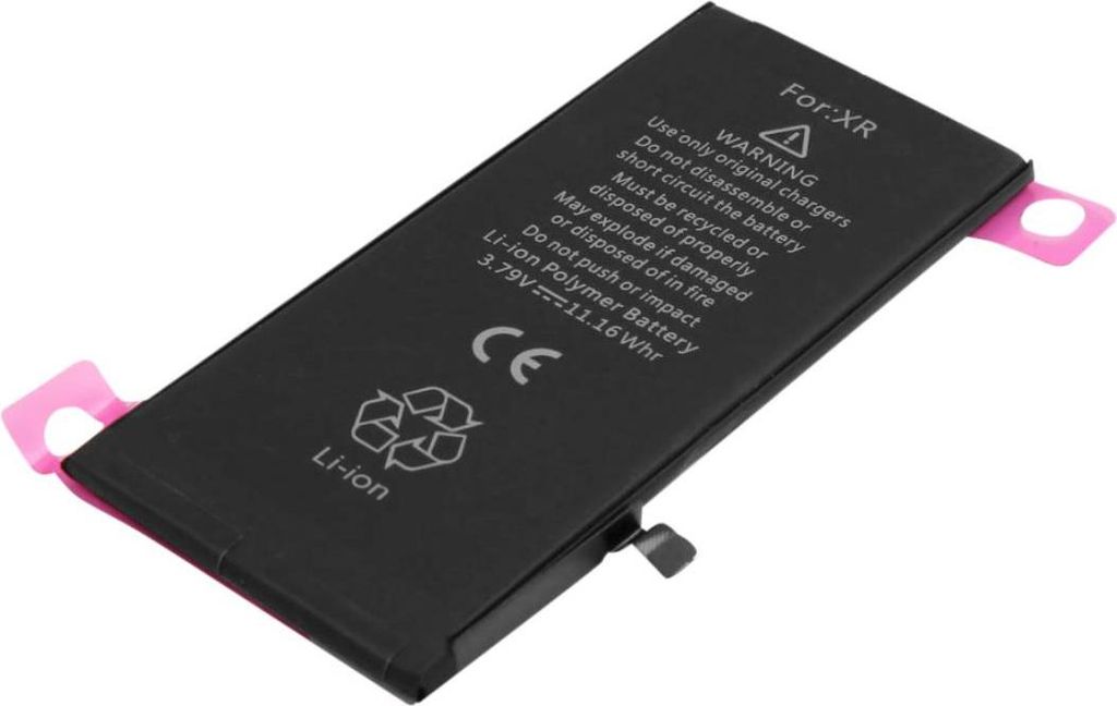 Avizar, Ersatzakku iPhone XR 3,79 V 2942 mAh Li-Polymer, Schwarz