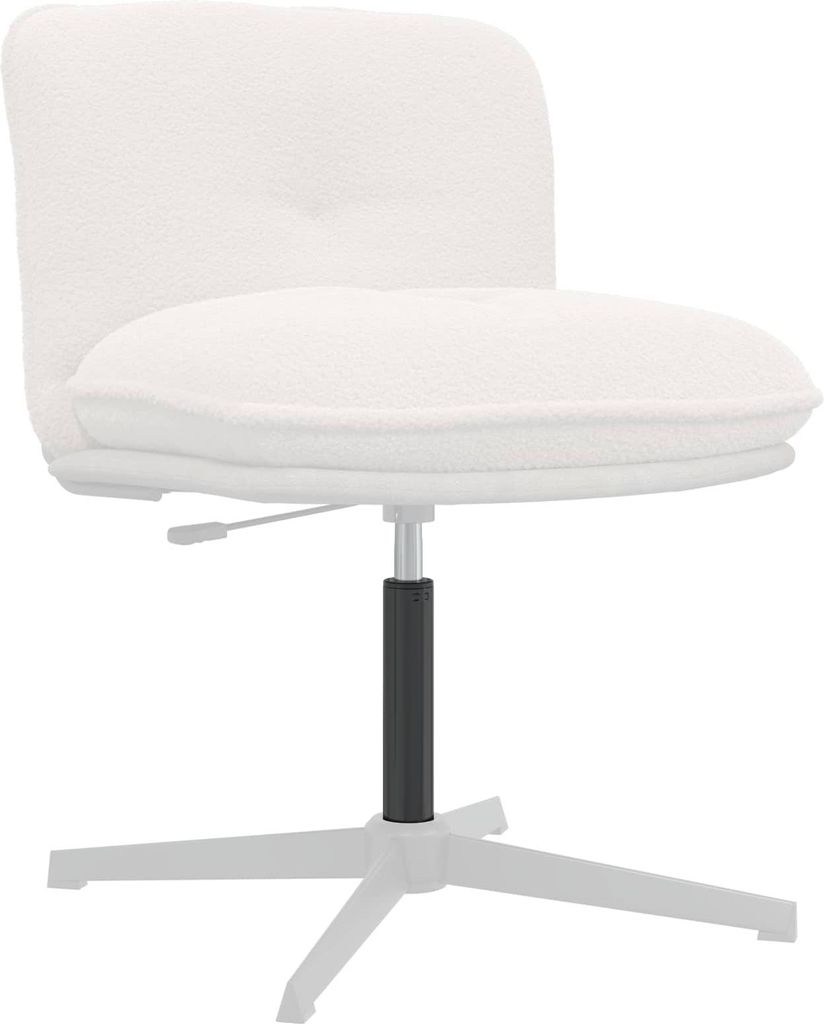 Bürostuhl Gaszylinder Schwarz 355-540 mm Eisen