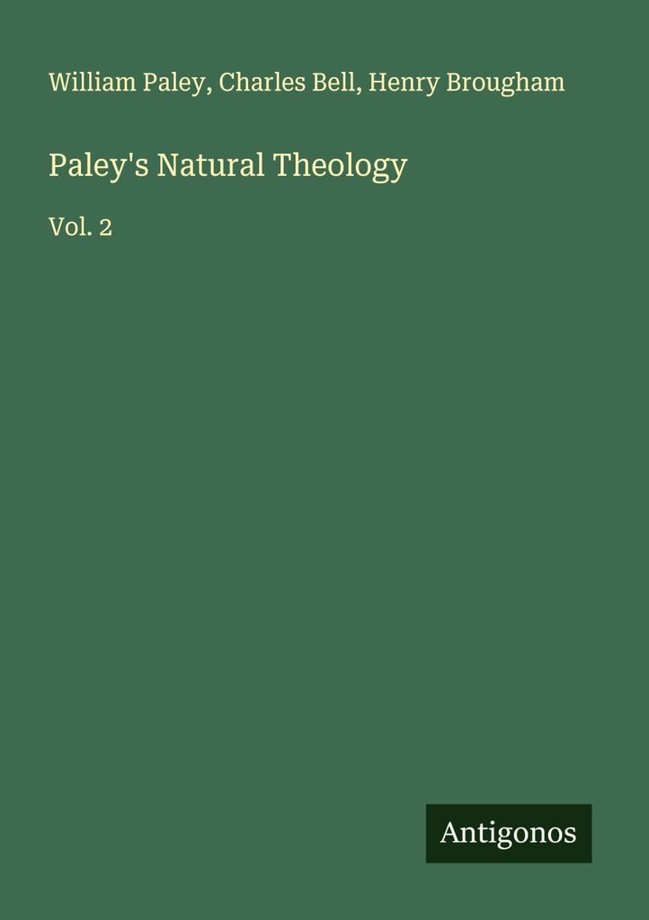 Die Natürliche Theologie von Paley