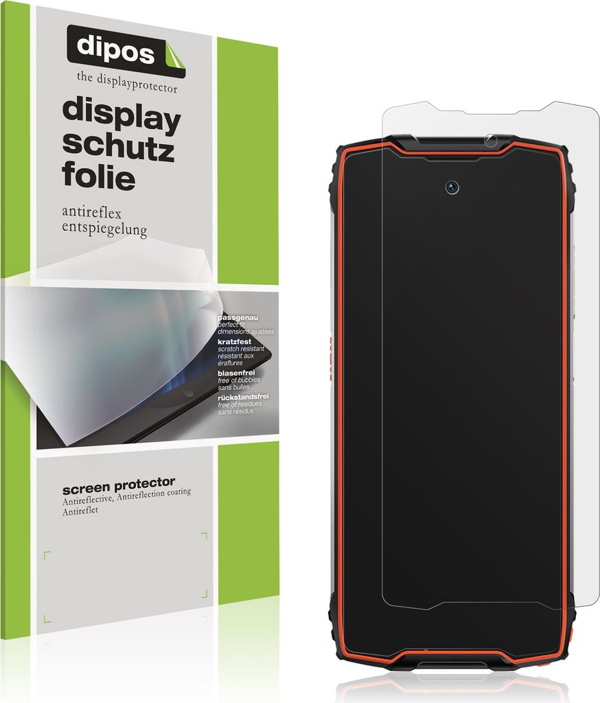 4x Schutzfolie für Blackview BV9300 Pro matt Displayschutzfolie Folie Display Schutz dipos