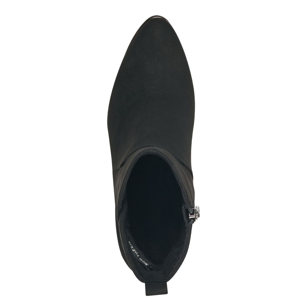MARCO TOZZI Damen Stiefelette Textil spitz Blockabsatz 2-25095-41, Größe:39 EU, Farbe:Schwarz
