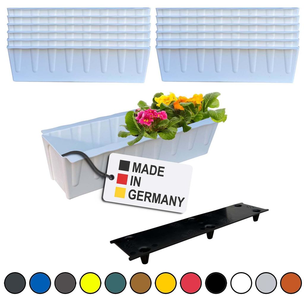 BURI 12 inserts de jardinières pour palettes Euro avec Image du produit 