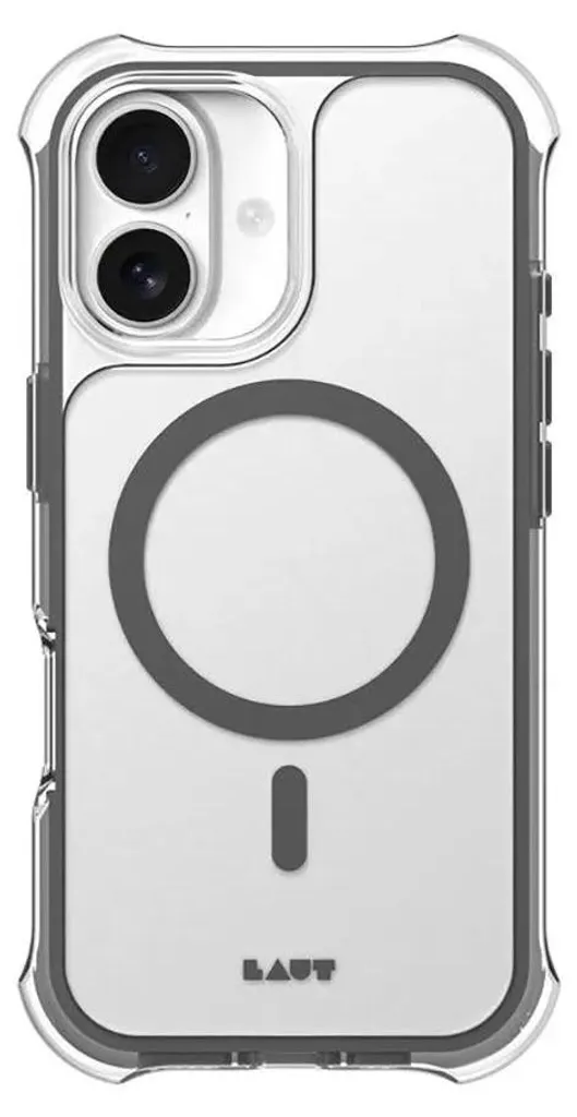 Coque iPhone 17 LAUT AERO PROTECT Gris - Technologie Air Shield et Design Fin