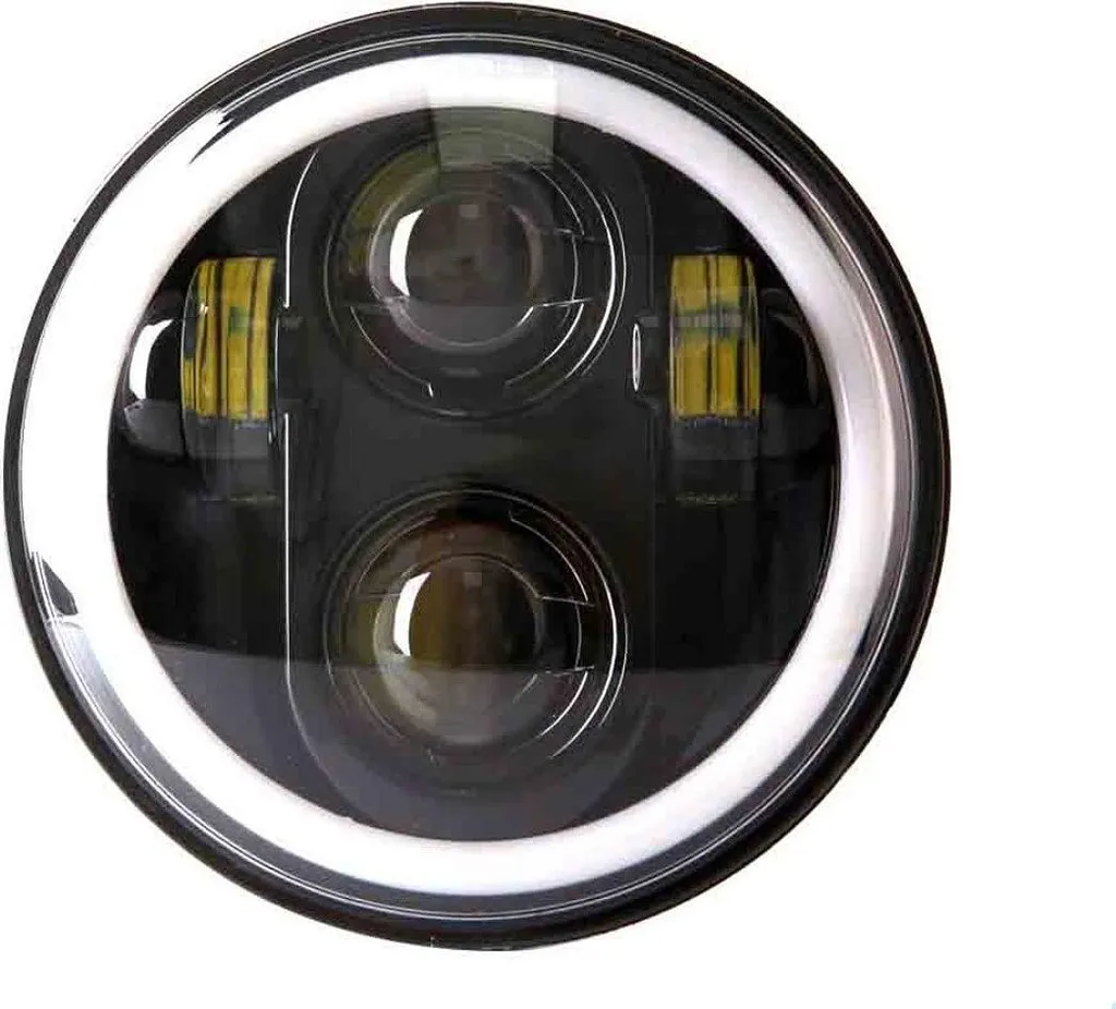 Phare LED 5.75 pouces pour rénovation moto custom Harley et Honda
