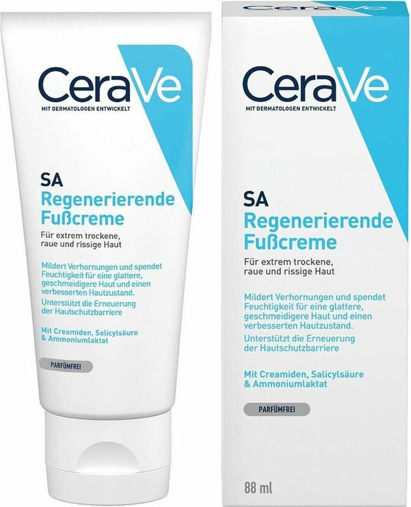 Feuchtigkeitsspendende Fusscreme CeraVe Renewing 4 Stücke