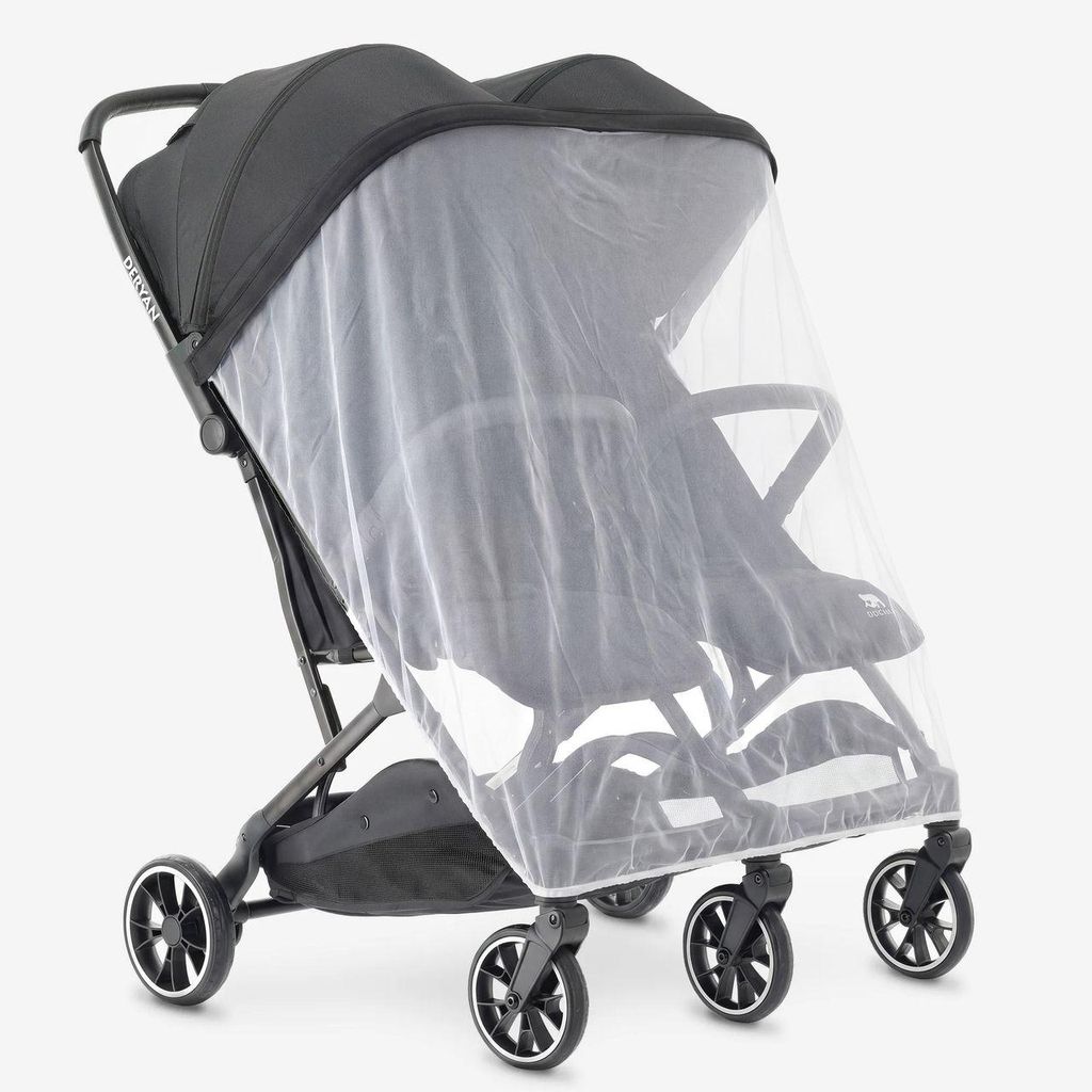 DERYAN Rolo X2 Moskitonetz für Doppelbuggy - Mückennetz