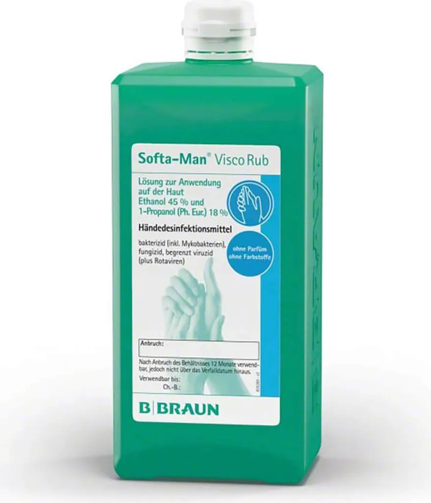 B.Braun Softa-Man ViscoRub 1000 ml - Gel Disinfettante Mani Professionale
