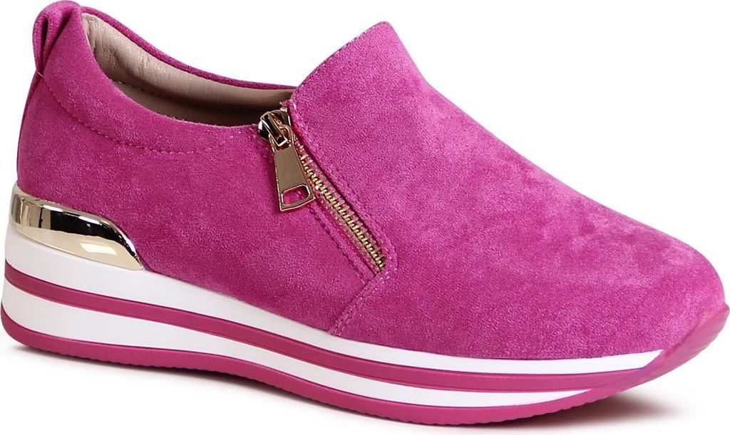 topschuhe24 2955 Damen Keil Halbschuhe Plateau Slipper, Farbe:Pink, Größe:37 EU