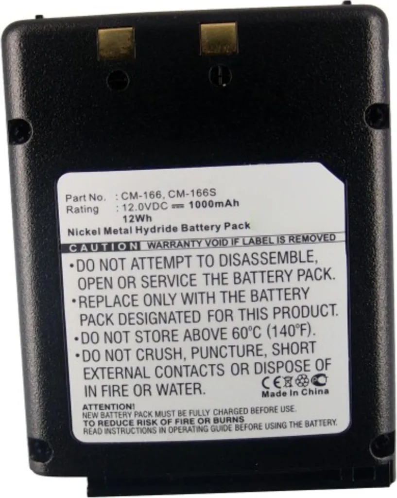 Batterie CELLONIC pour Icom IC-A22 IC-A3 BP-166 de 1000mAh et 12V
