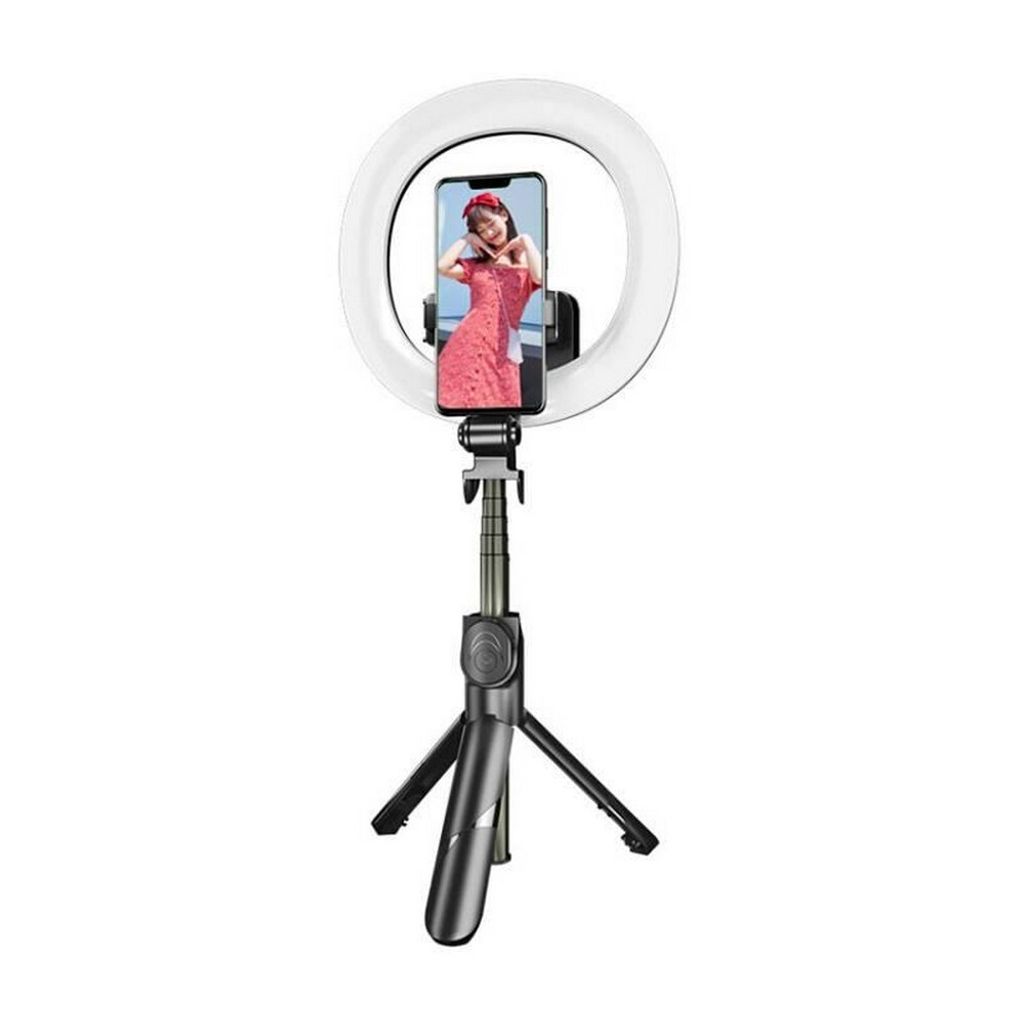 Selfie stick/ tripod Puluz with LED light ring Obrázek produktu 