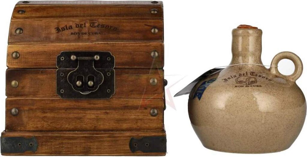 Santiago de Cuba Isla del Tesoro Ron de Cuba Extra Añejo Original in Holzkiste 40,00 % 0,70 Liter