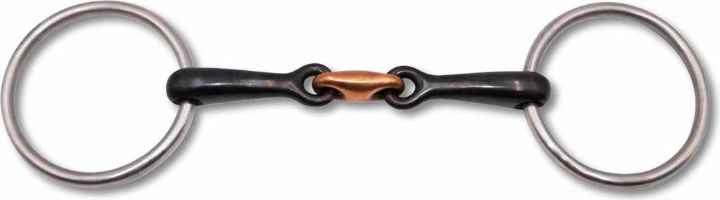 Sweet Iron Wassertrense Kupfermundstück Snaffel Bit double Sweet Iron Snaffle in 125mm