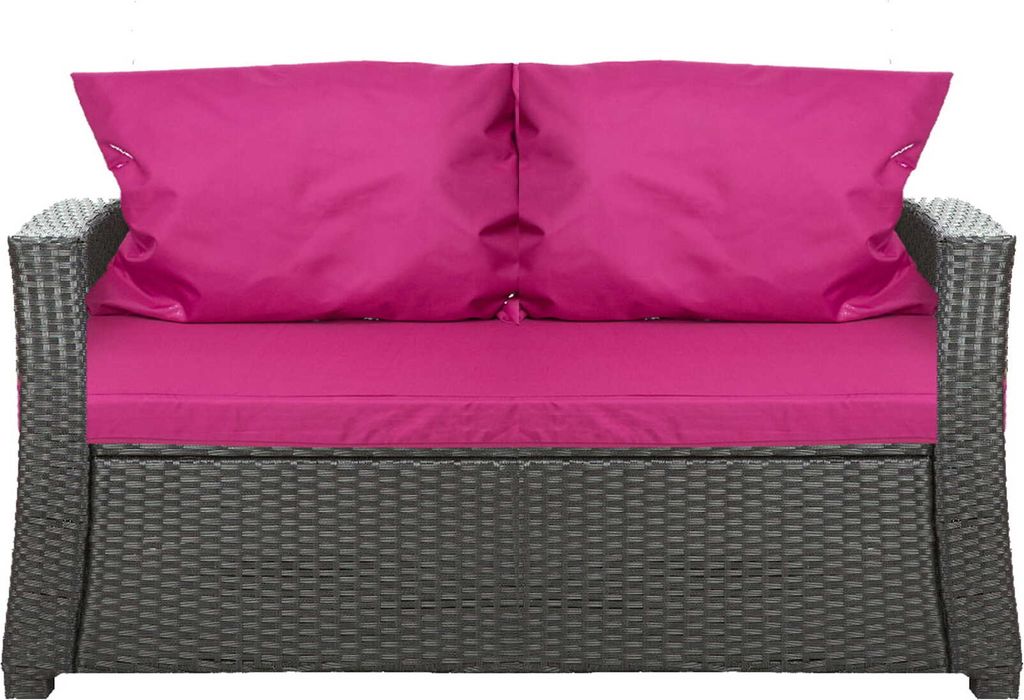 Coussins pour canapé de jardin - Rose| Coussin d'assise Image du produit 