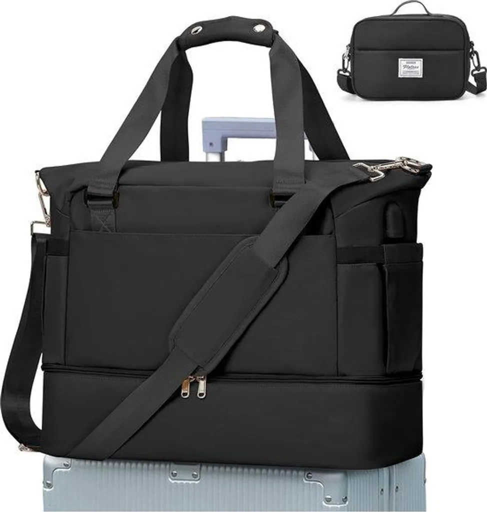 Sac de voyage et sport à roulettes pour femme en textile étanche