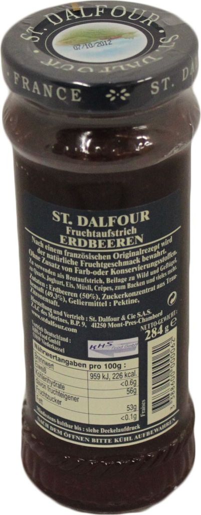 St. Dalfour Fruchtaufstrich Erdbeere Brotaufstrich Produktbild 4