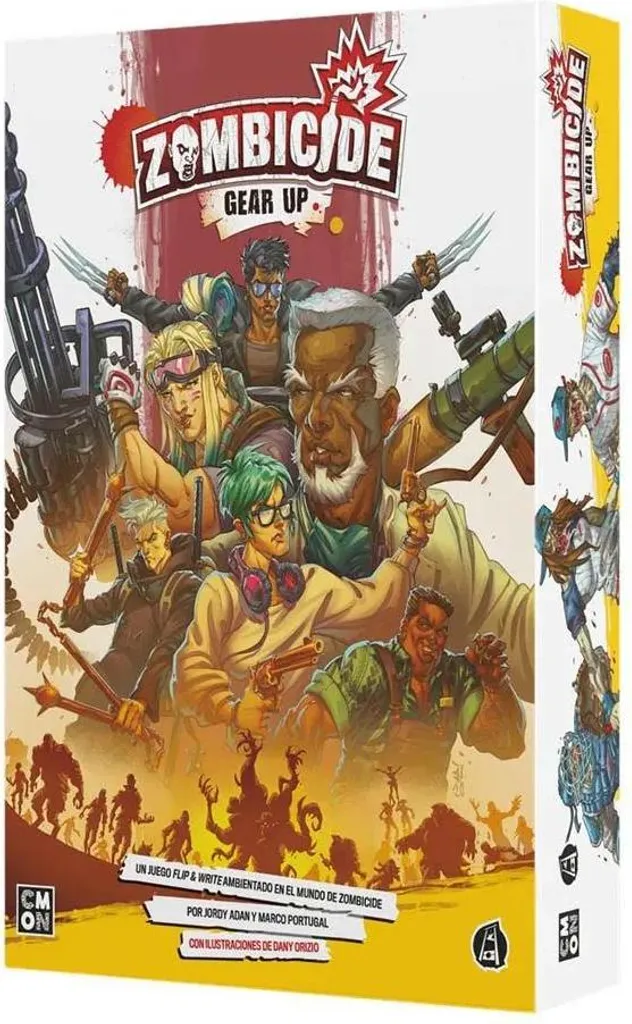 Zombicide Gear Up Jeu de Société Version Espagnole Asmodee Edition Unique