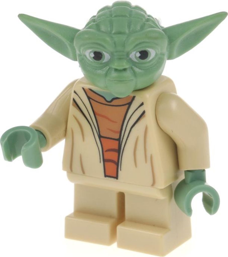 1x Lego Minifigur Star Wars Clone Wars Yoda Jedi Meister Produktbild 