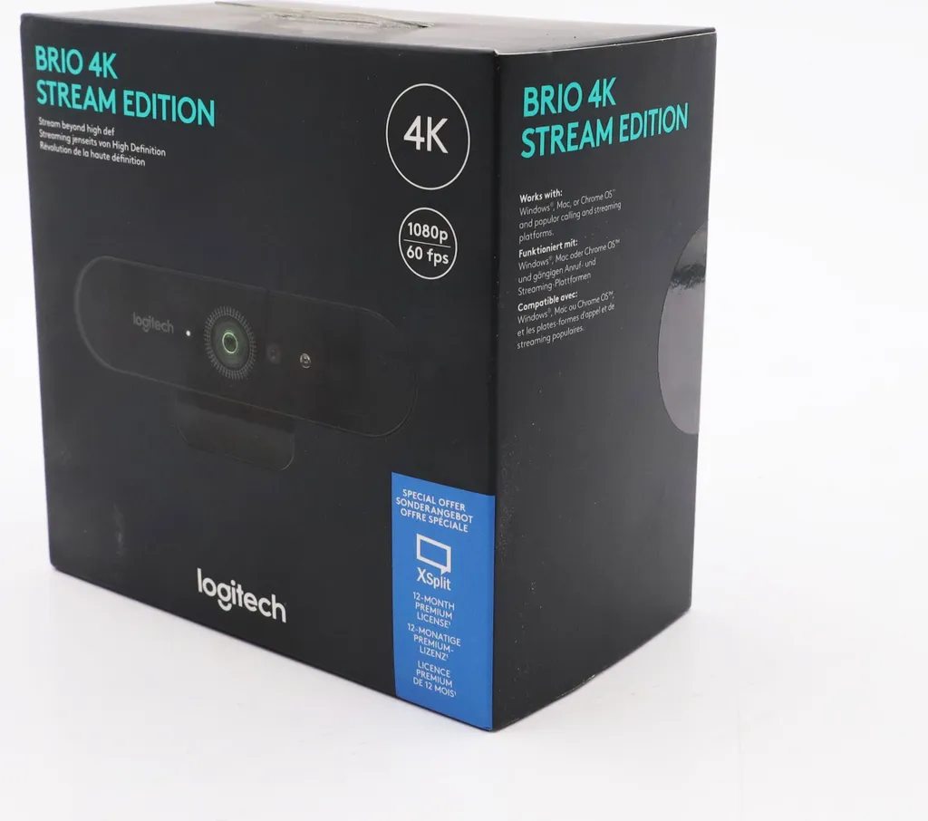 Webcam 4K Logitech BRIO Stream Edition pour Streaming et Visioconférence - 26