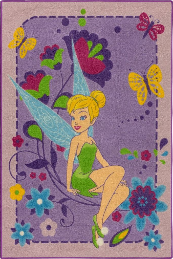 Teppich Disney Fairies - Tink Flowers