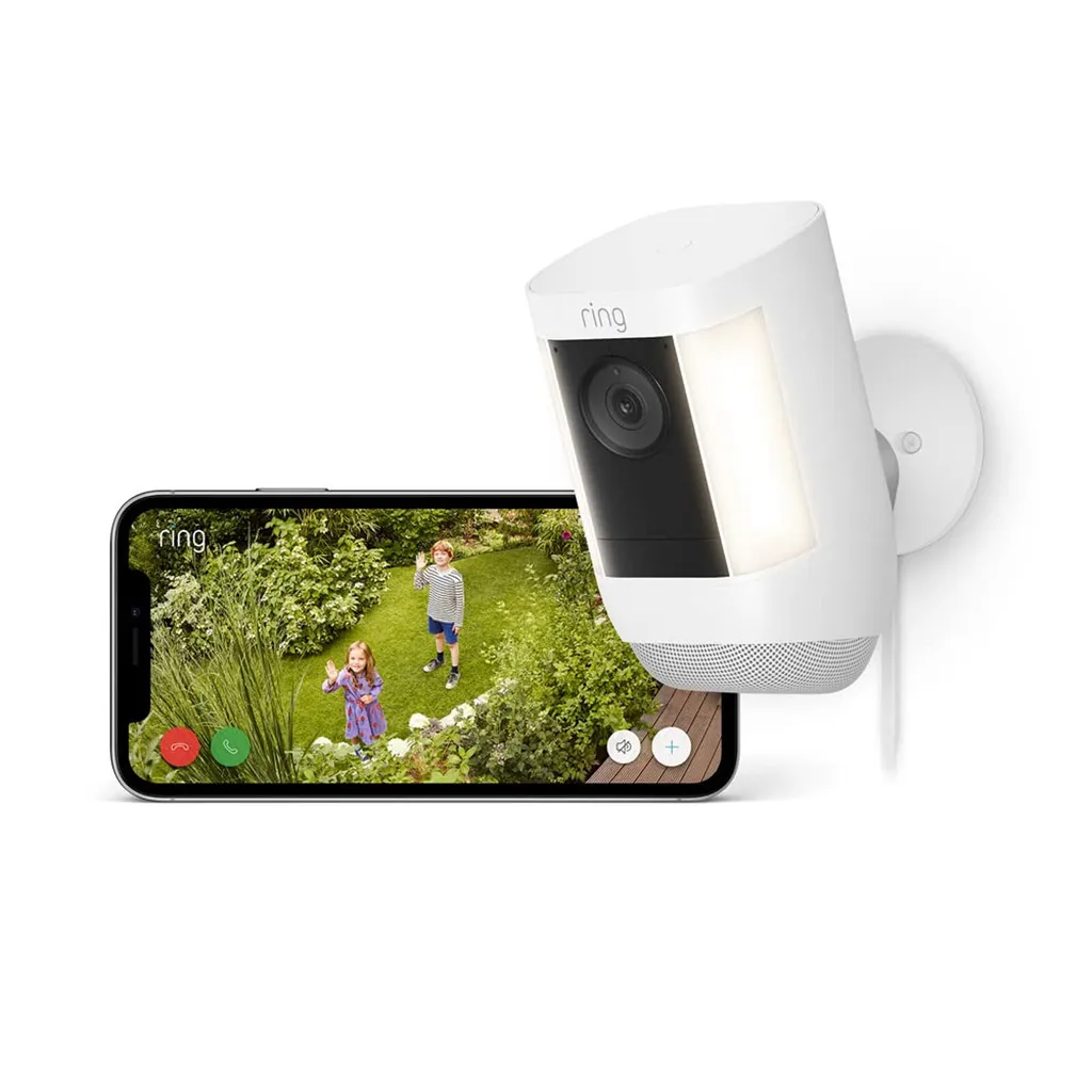 Ring Spotlight Cam Pro Plug-In Détection 3D et Vision Nocturne Couleur - 6