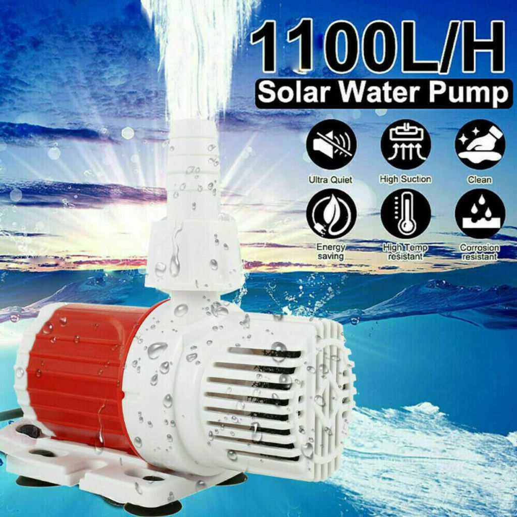 180W 12V DC Tauch-Solarwasserpumpe Tiefbrunnenpumpe Geräuschlos 1.2m³ /h Tragbar 