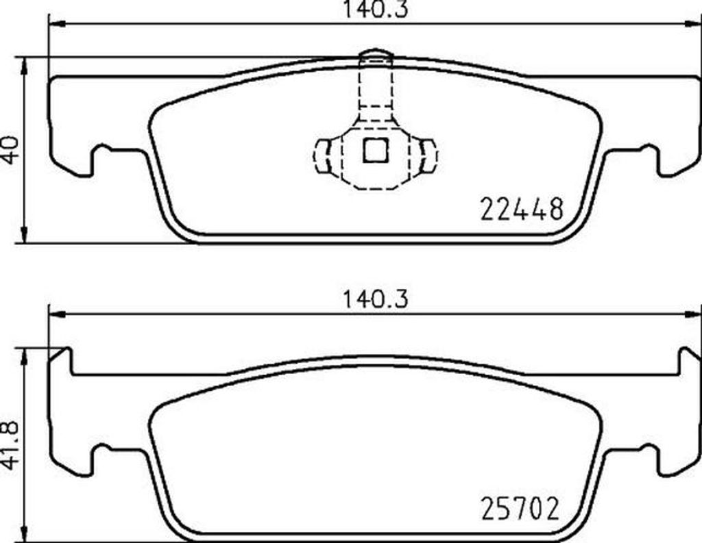 HELLA Bremsbeläge Satz Vorne Bremsklötze für RENAULT Sandero / Stepway II (B8) 8DB 355 031-551