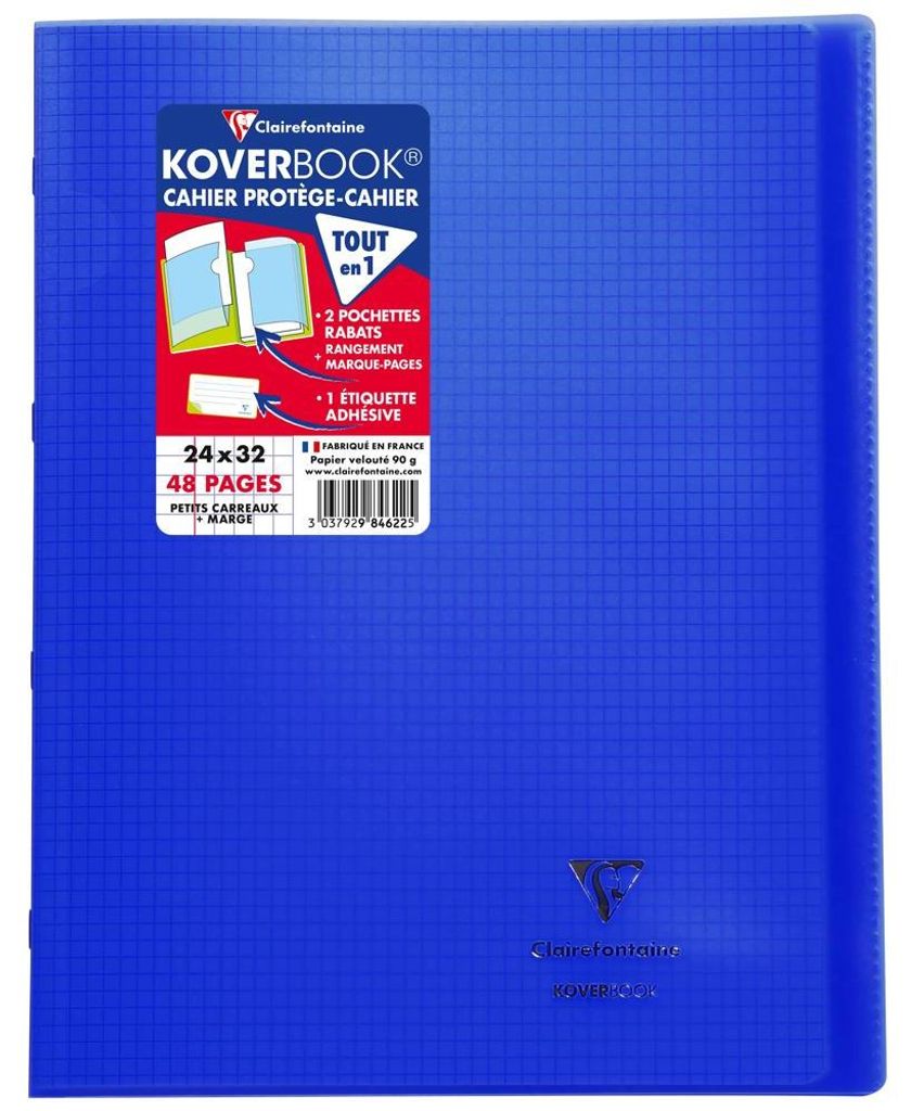 Clairefontaine 984622C, Muster, 24 Blätter, 90 g/m², Softcover, Universal