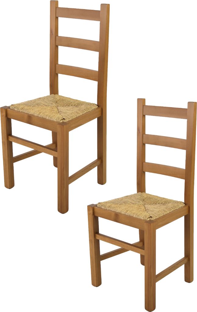 t m c s Tommychairs - Lot de 2 chaises RUSTICA pour la Image du produit 