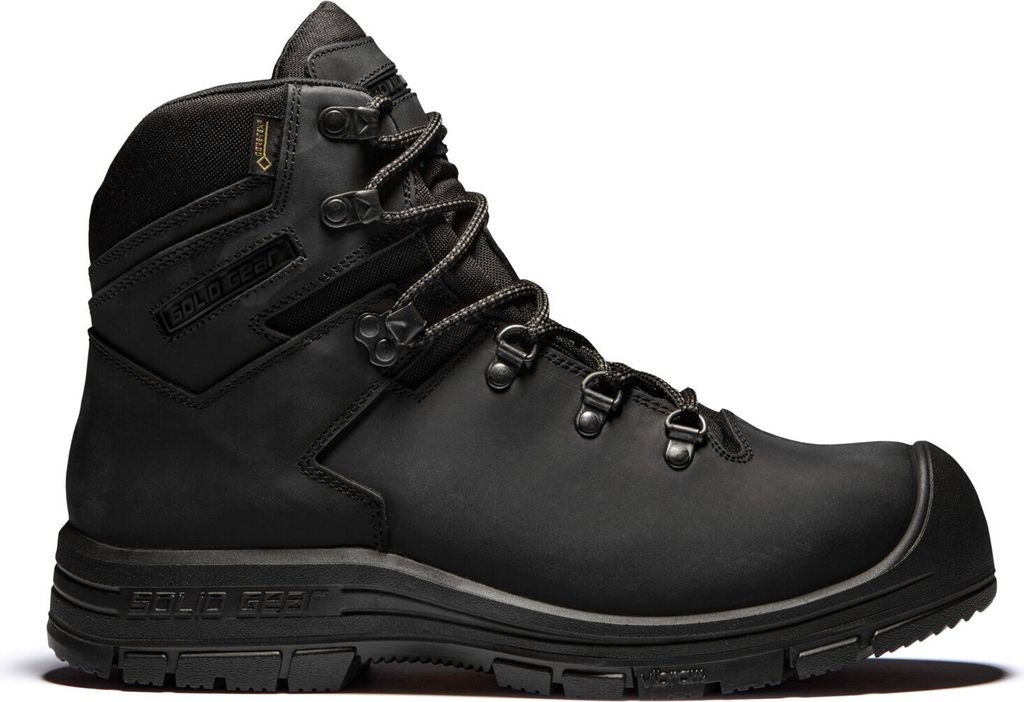 Solid Gear Bravo Sicherheitsschuhe GTX, EN 20345 S3 WR HRO SRC Black-38