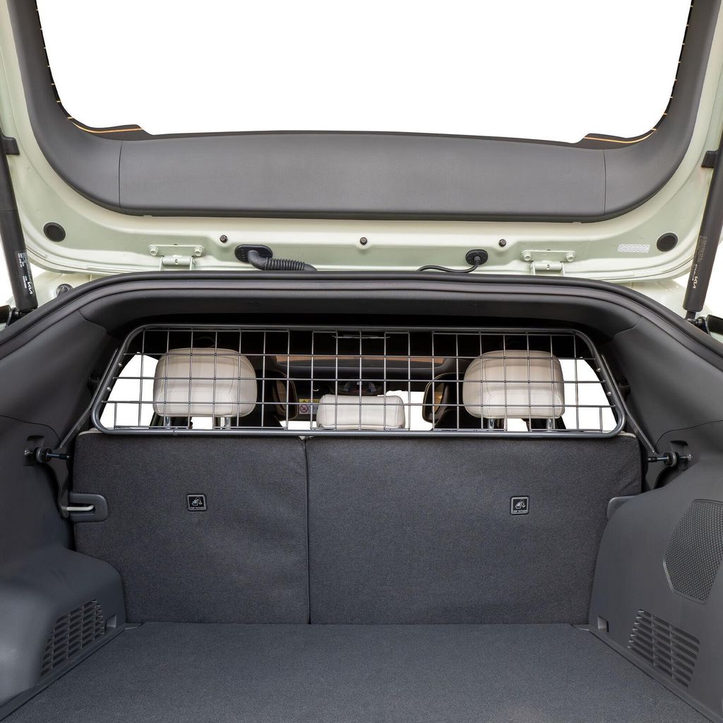 TRAVALL Kia EV3 Hundegitter (2024+) fahrzeugspezifisches Trenngitter fur den Kofferraum aus Stahl, passgenau fŸr sicheren Hundetransport