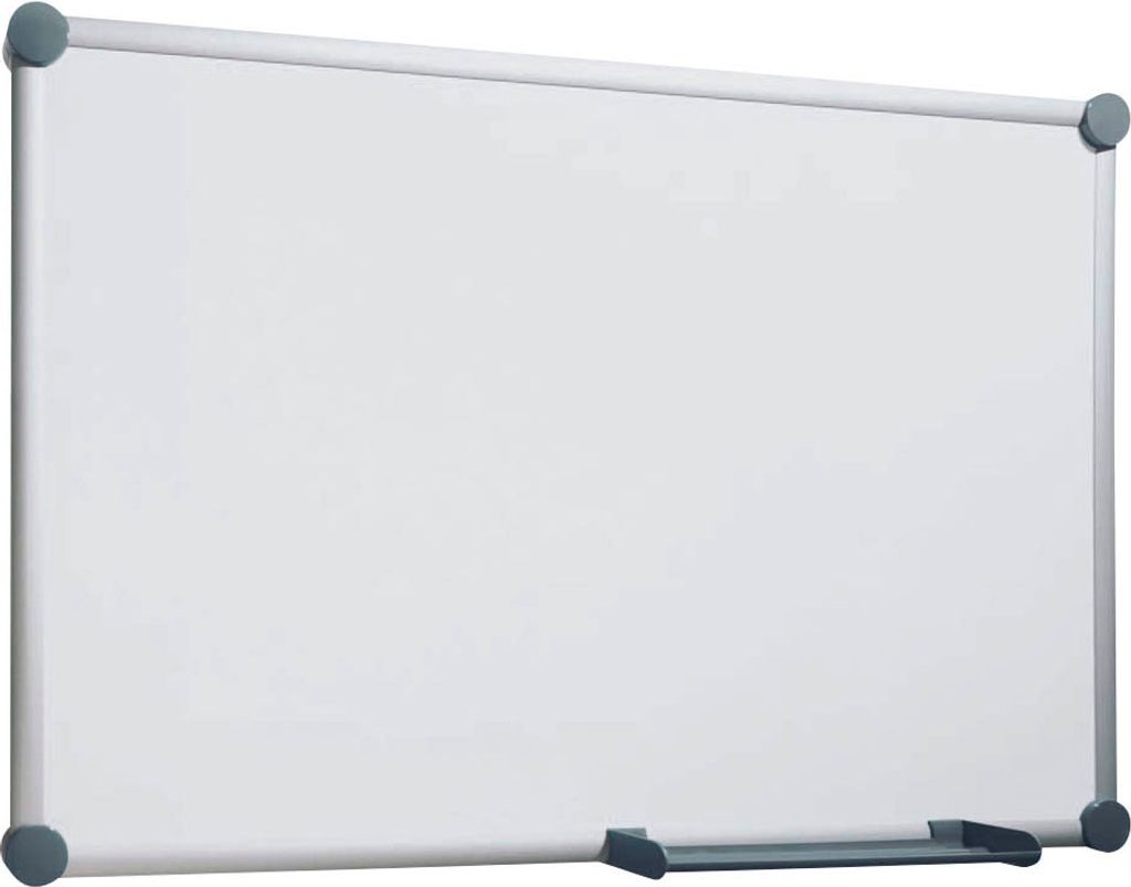 AKTION: MAUL Whiteboard 2000 MAULpro 200,0 x 100,0 cm weiß spezialbeschichteter Stahl + GRATIS 4 Boardmarker farbsortiert und 4 Kugelmagnete blau