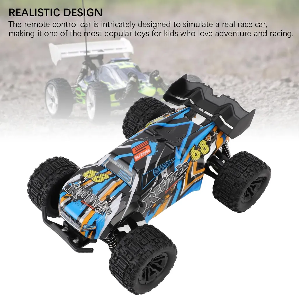 Voiture télécommandée de Drift : Véhicule Électrique RC Tout-terrain Bleu - 5