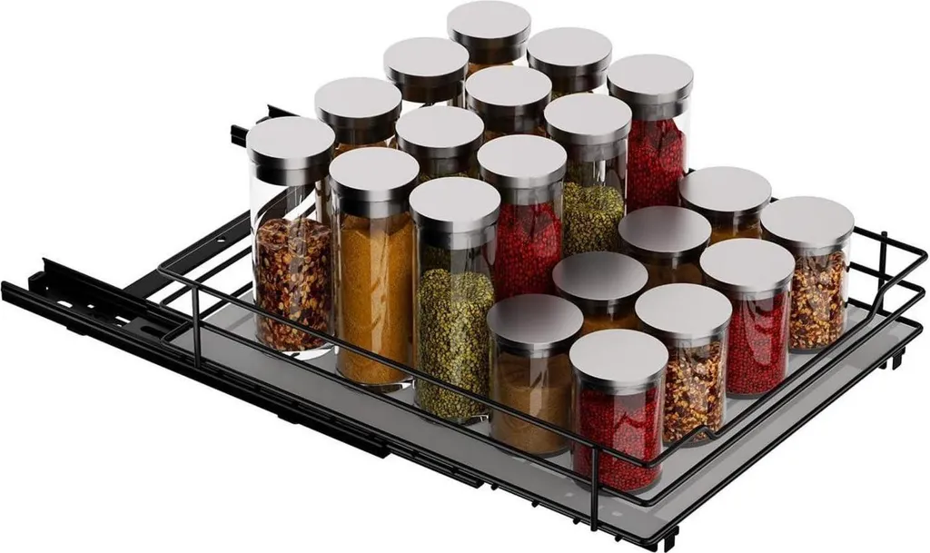 Étagère à épices anti-désordre Organisateur extensible pour armoire