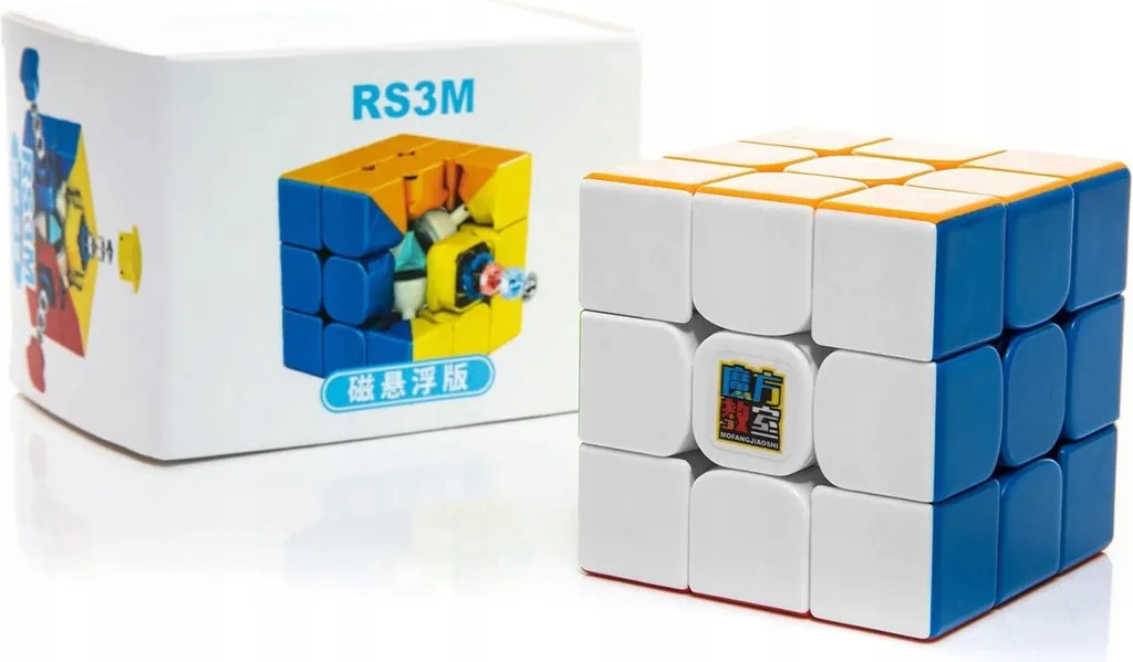 Cube RS3 3x3 à Aimants Intégrés - Rotation fluide et puzzle stable